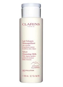 CLARINS VISO LAIT VELOURS DEMAQUILLANT GENTIANE 200ML